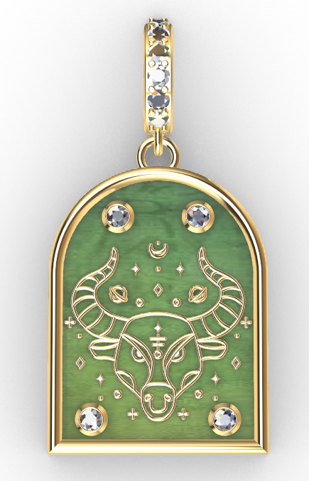 18k Gold & Diamond Zodiac Charms