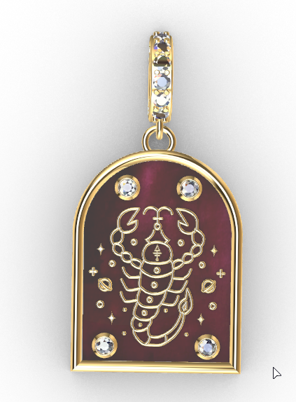 18k Gold & Diamond Zodiac Charms