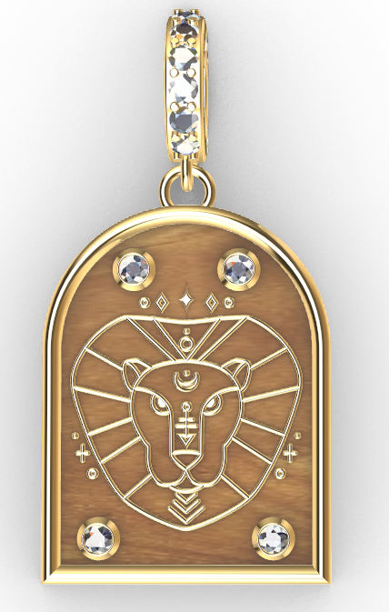 18k Gold & Diamond "Pisces" Zodiac Charms