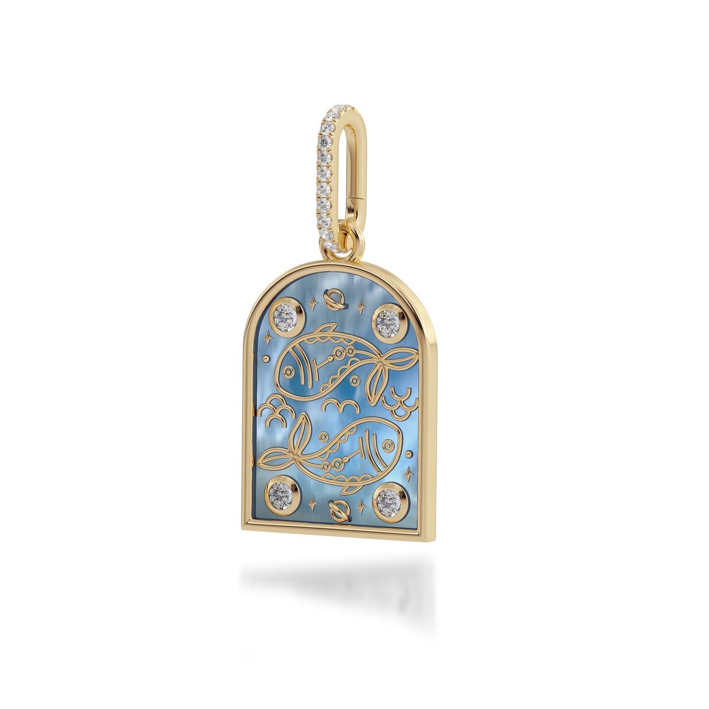 18k Gold & Diamond Zodiac Charms