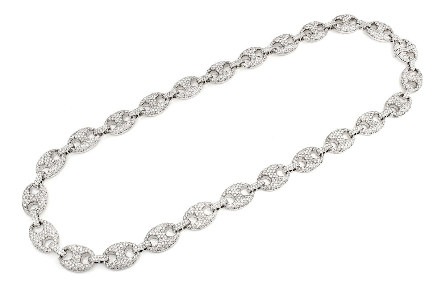 Mariner Link Necklace 14k 34.10ctw