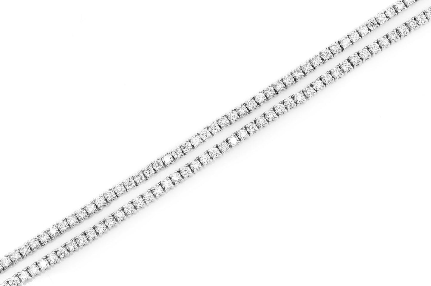 2pt Tennis Necklace 14k 5.50ctw