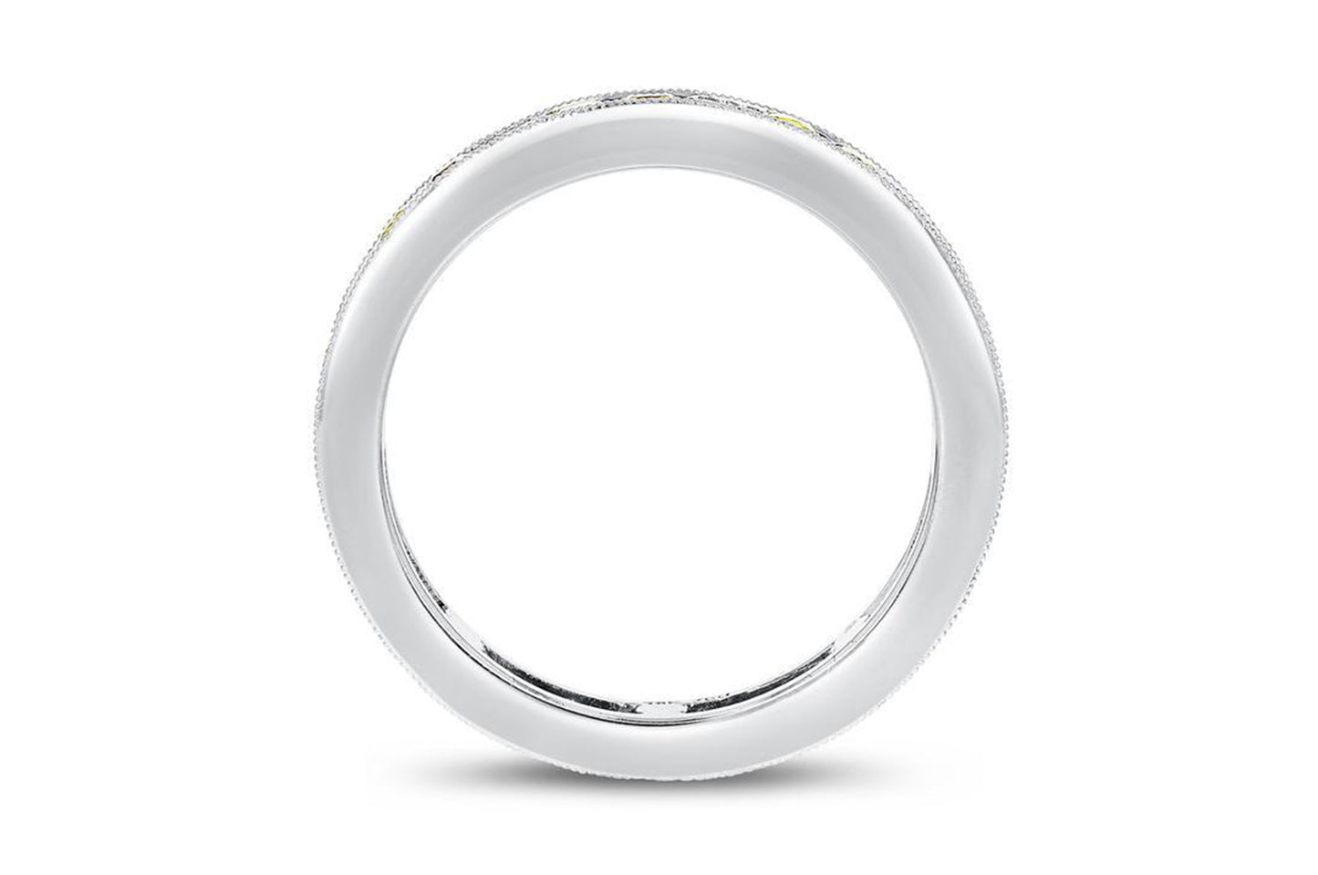 18K White Gold Yellow Sapphire & Diamond Ring, 1.26 Carats