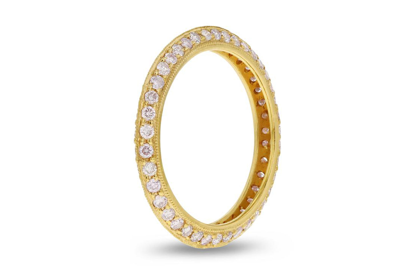 'Mila' 18K Rose Gold Diamond Ring, 0.86 Carats