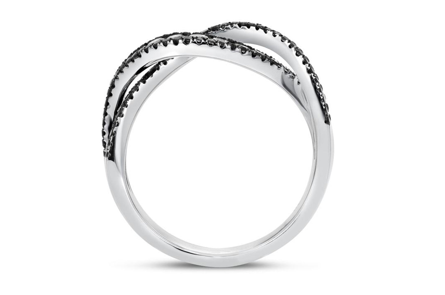 'Donna' 18K Two Tone Gold Diamond Ring, 1.56 Carats