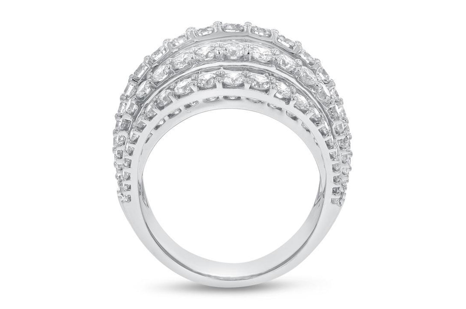 'Angelique' 18K White Gold Ring 4.80 Carats