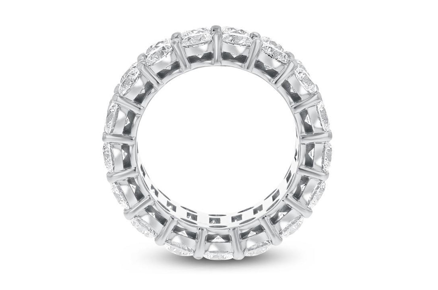 18K White Gold Diamond Ring, 15.47 Carats
