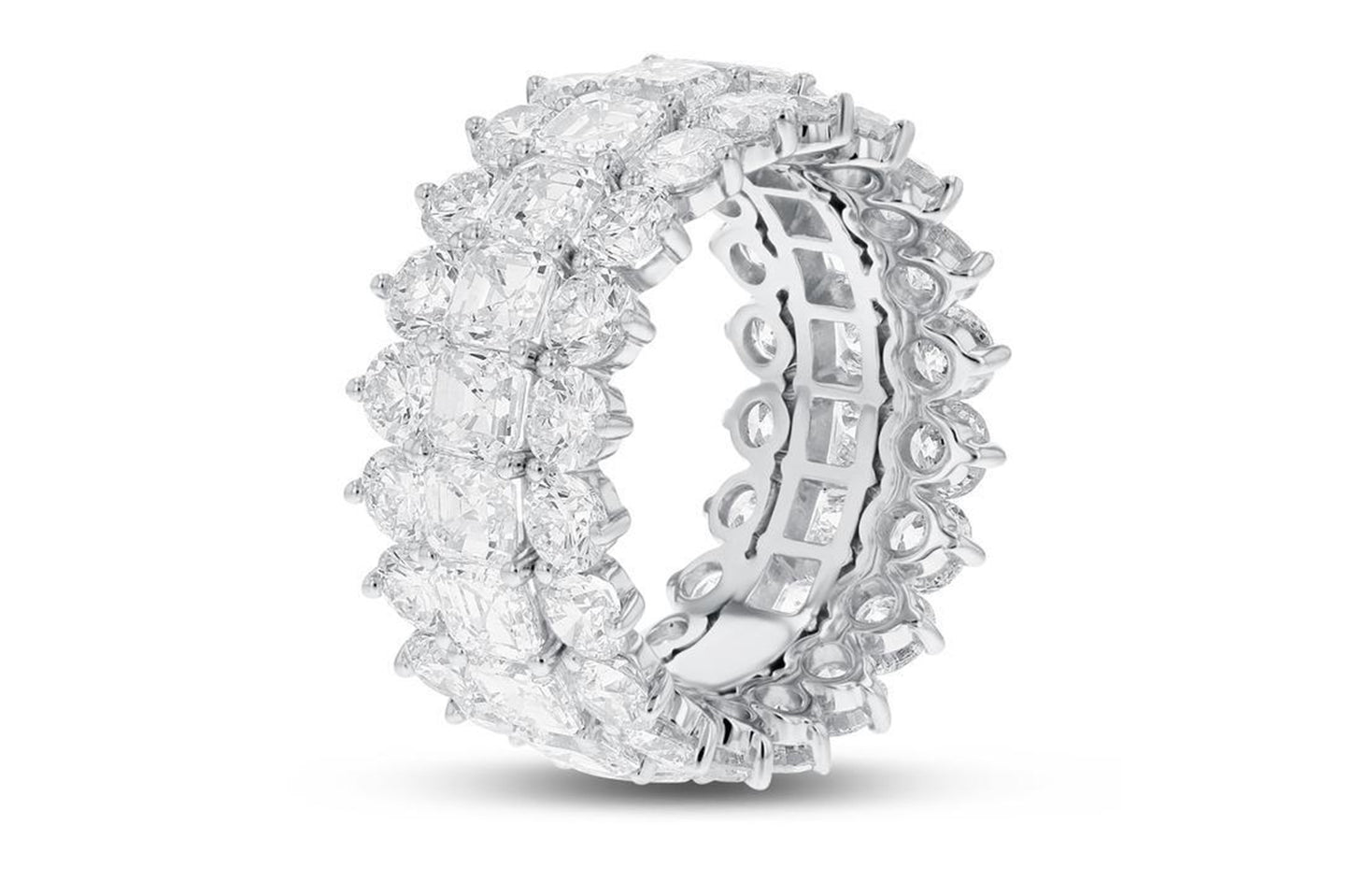'Diana' 18K White Gold Diamond Ring, 11.80 Carats