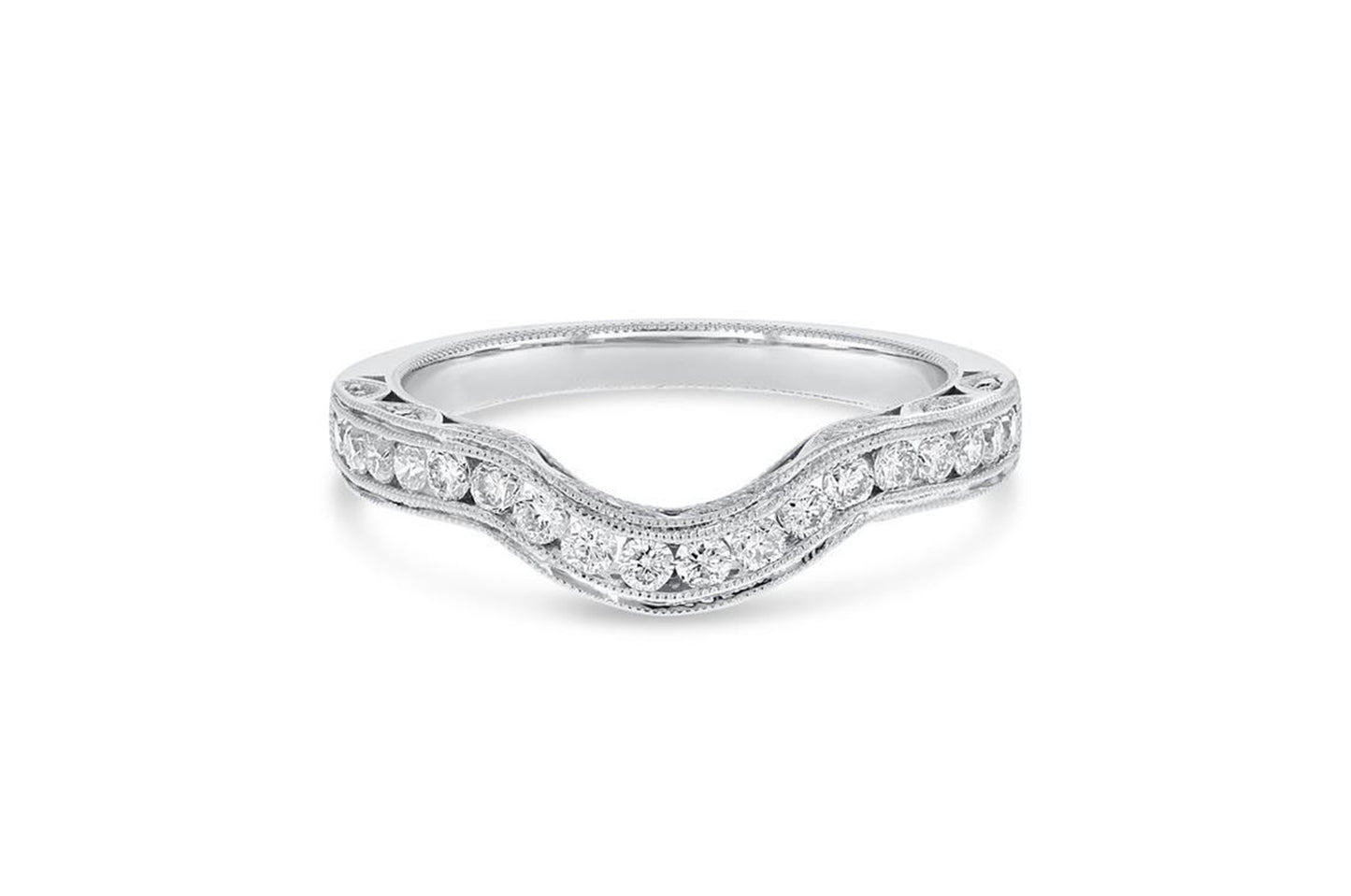 'Valerie' 18K White Gold  Ring, 0.63 Carats