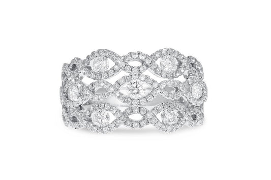 'Caroline' 18K White Gold  Ring, 1.26 Carats