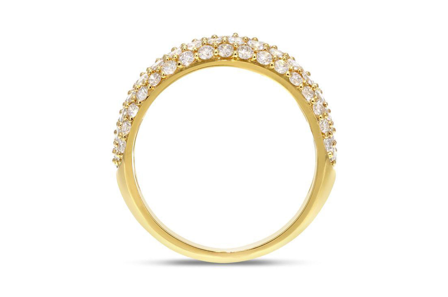 18K Yellow Gold 'Mercedes' Ring, 1.71 Carats