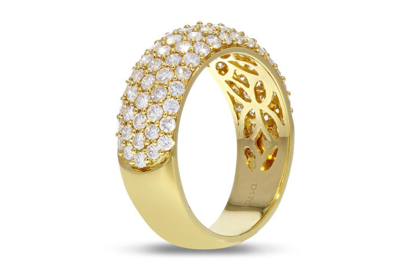 18K Yellow Gold 'Mercedes' Ring, 1.71 Carats