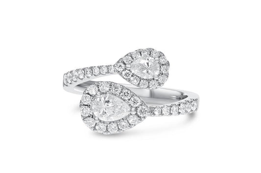 Twin Ring 18K White Gold Twin Ring