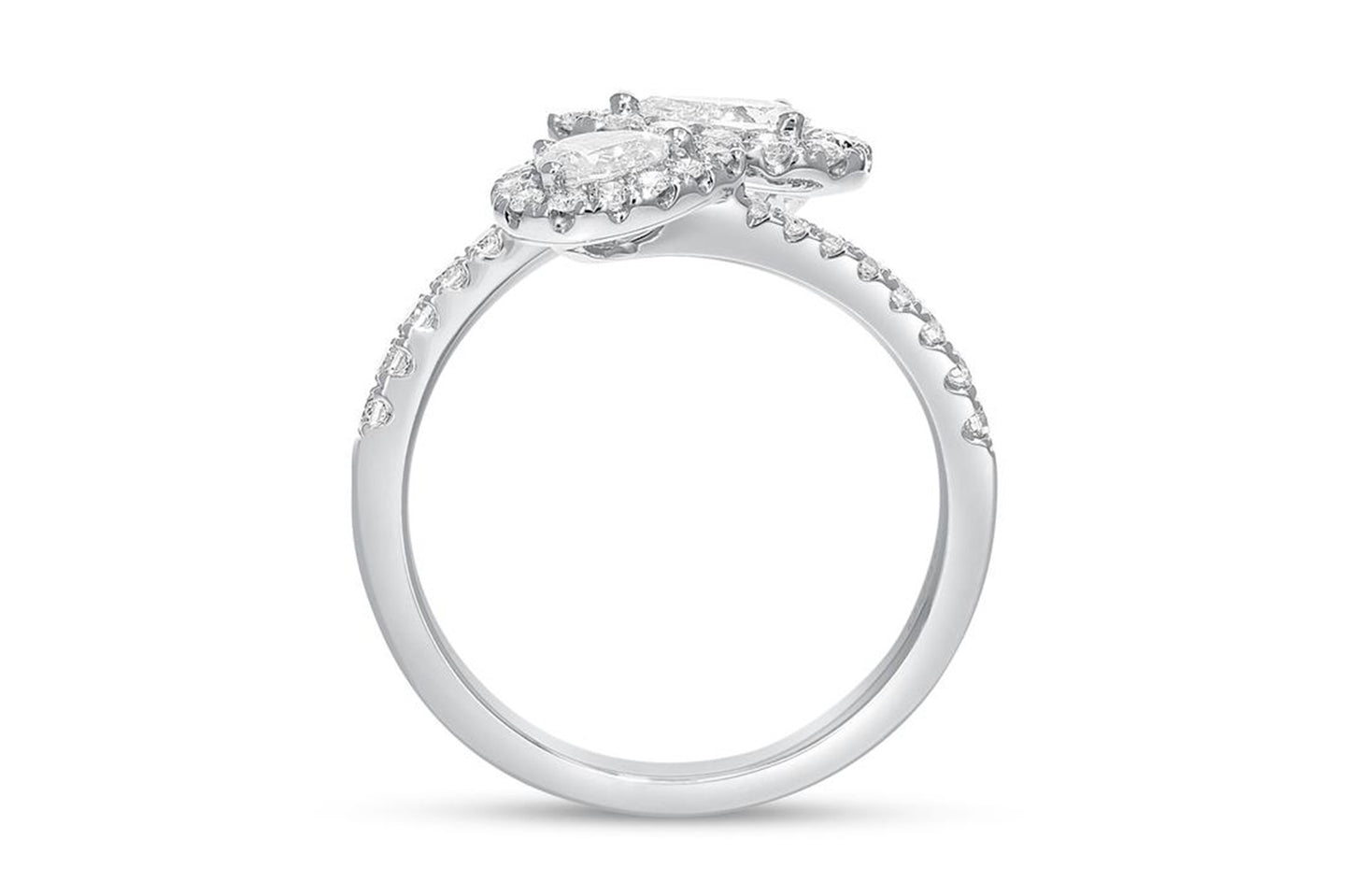 Twin Ring 18K White Gold Twin Ring