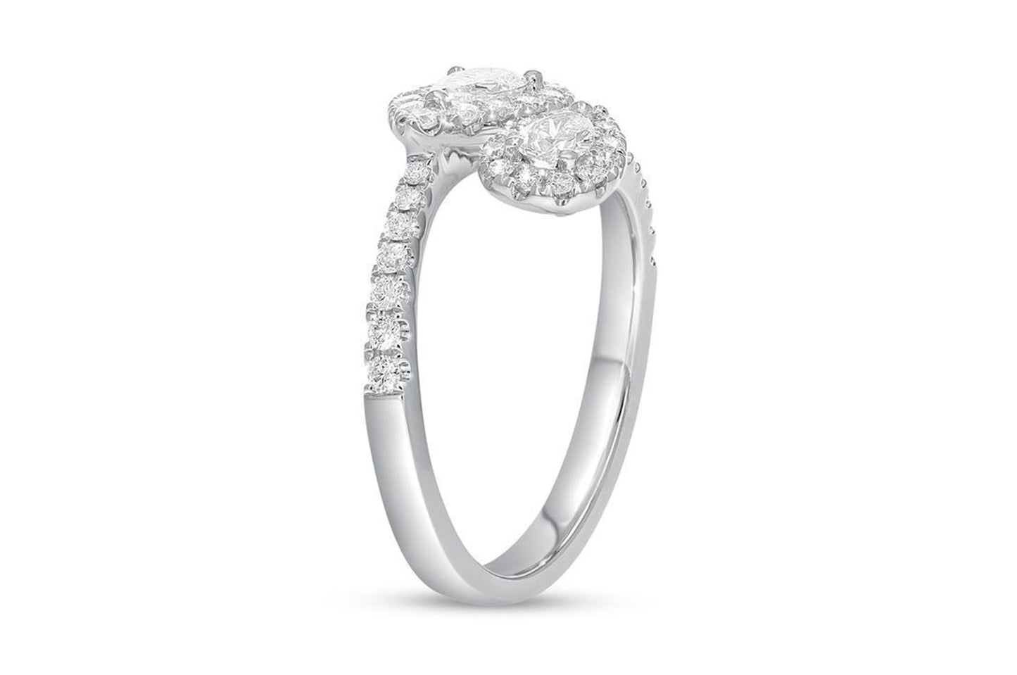 Twin Ring 18K White Gold Twin Ring