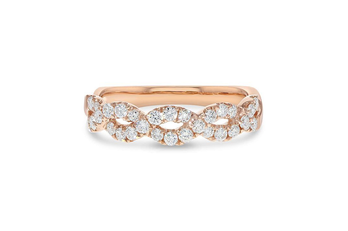 Braided Eternity Band, 0.50 Carats