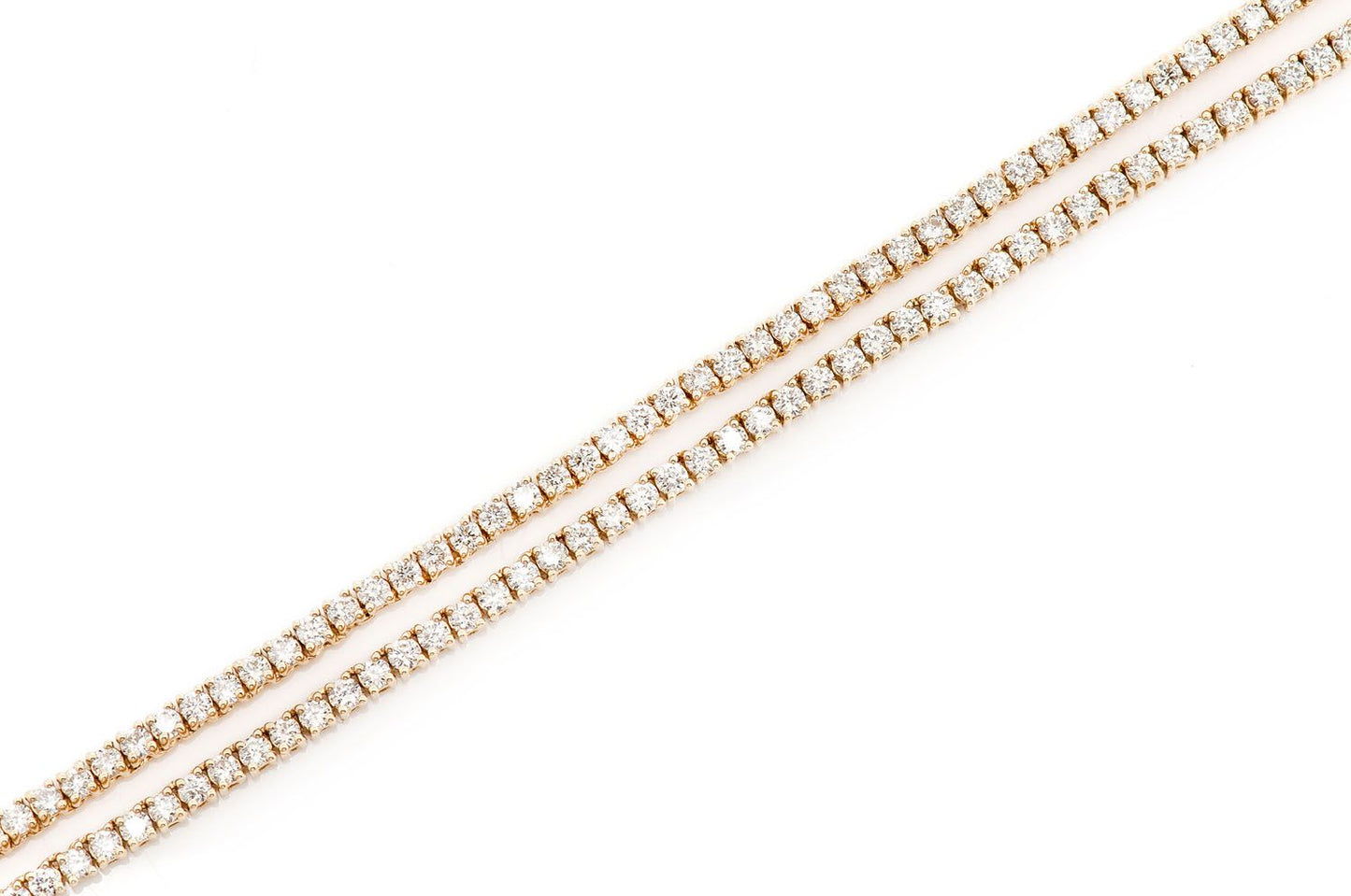 2pt Tennis Necklace 14k 5.50ctw