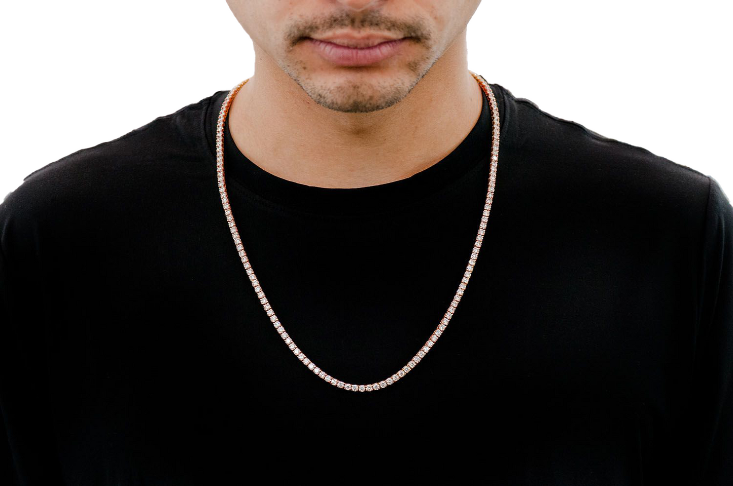 15pt Tennis Necklace 14k 23.98ctw