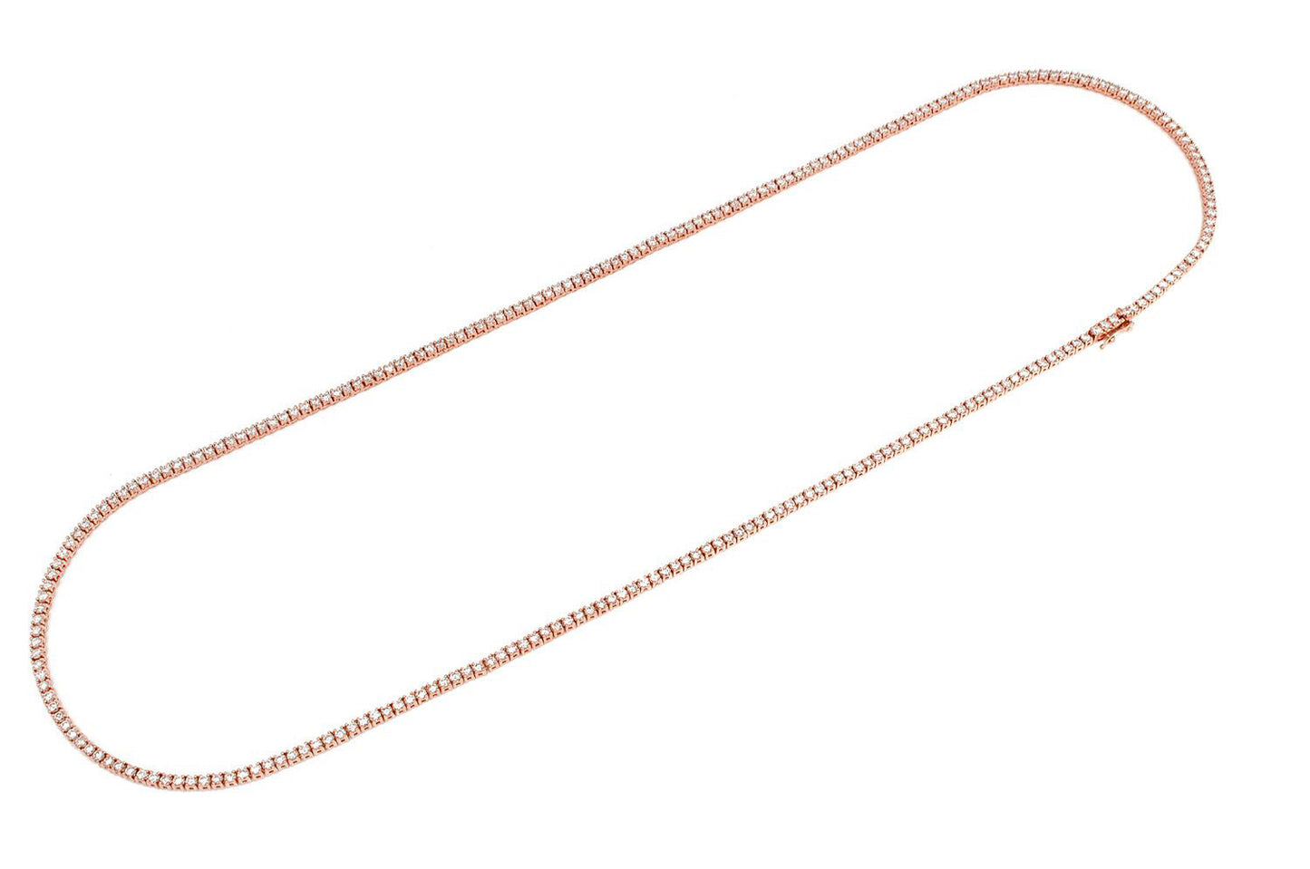 2pt Tennis Necklace 14k 5.50ctw