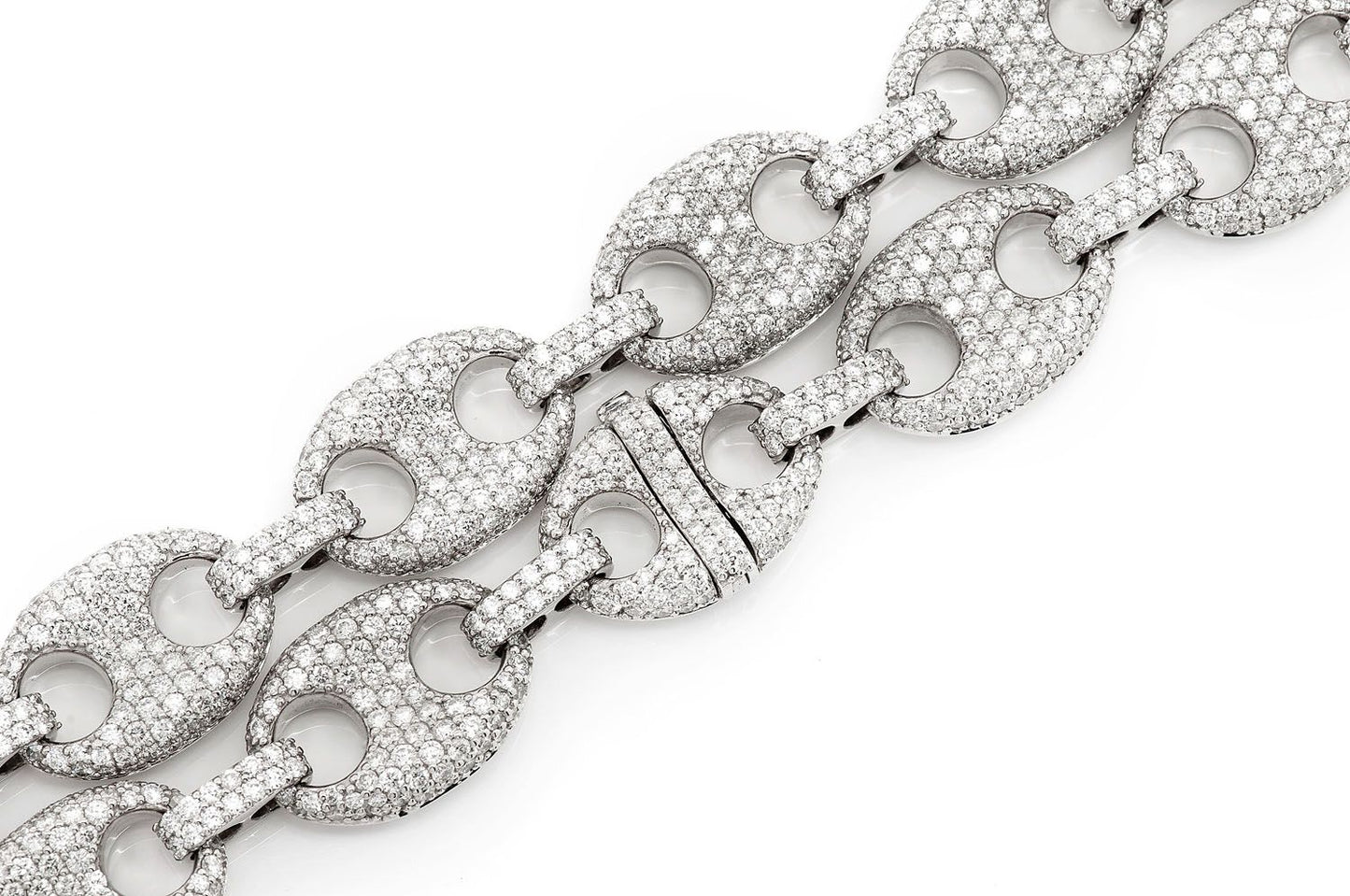 Mariner Link Necklace 14k 34.10ctw