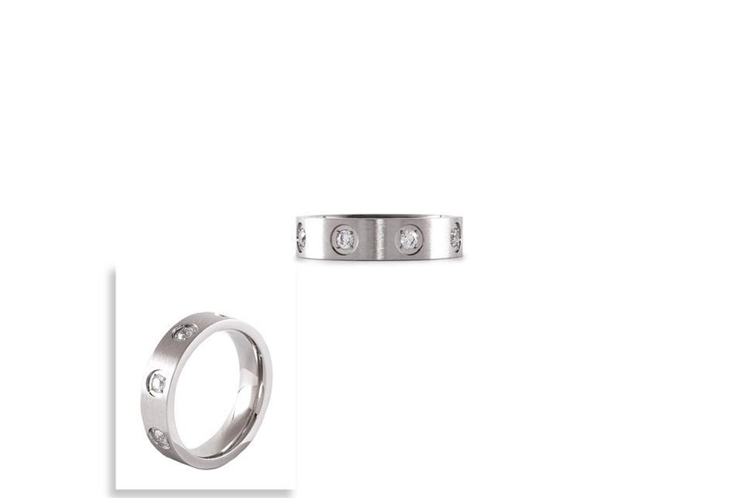 8 Stone Pave Ring