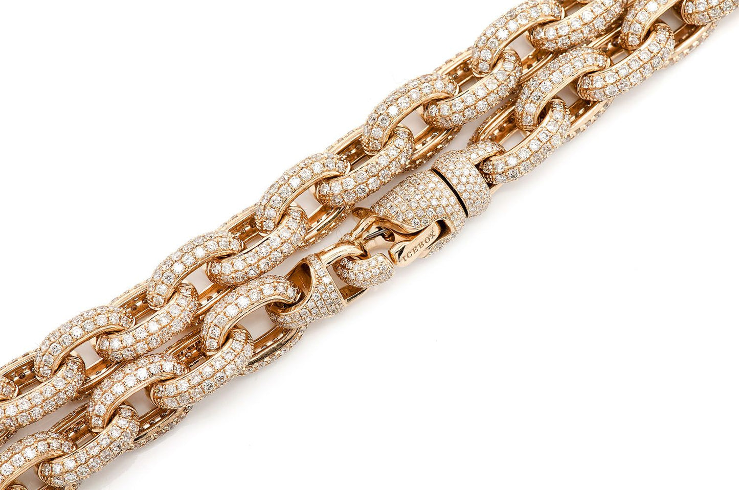Rolo Link Necklace 14k 38.20ctw