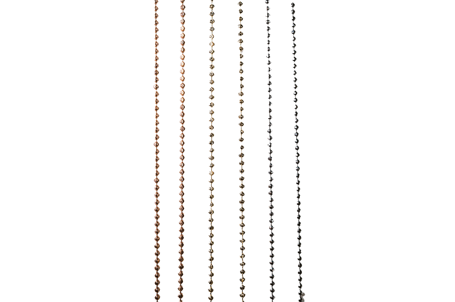 Moon Cut Ball Chain Necklace