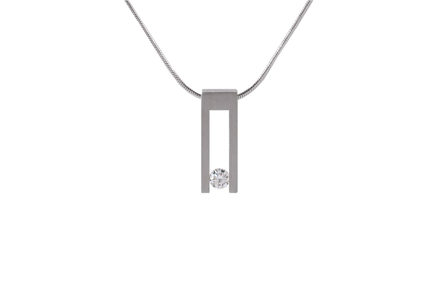 Kava Black Anodized Stainless Steel Necklace