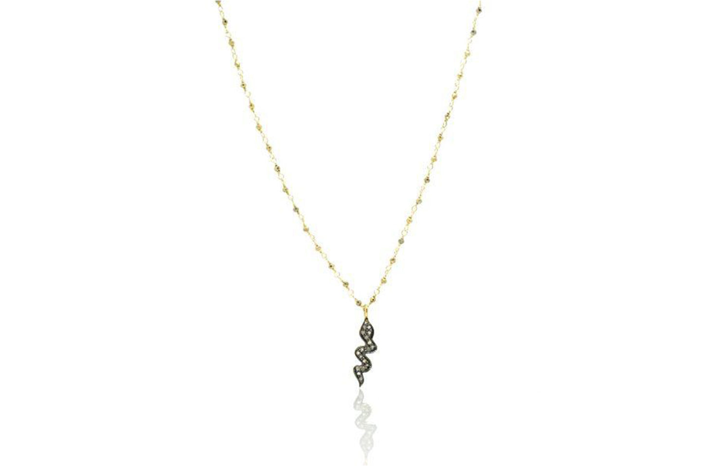 Small Pave Diamond Snake