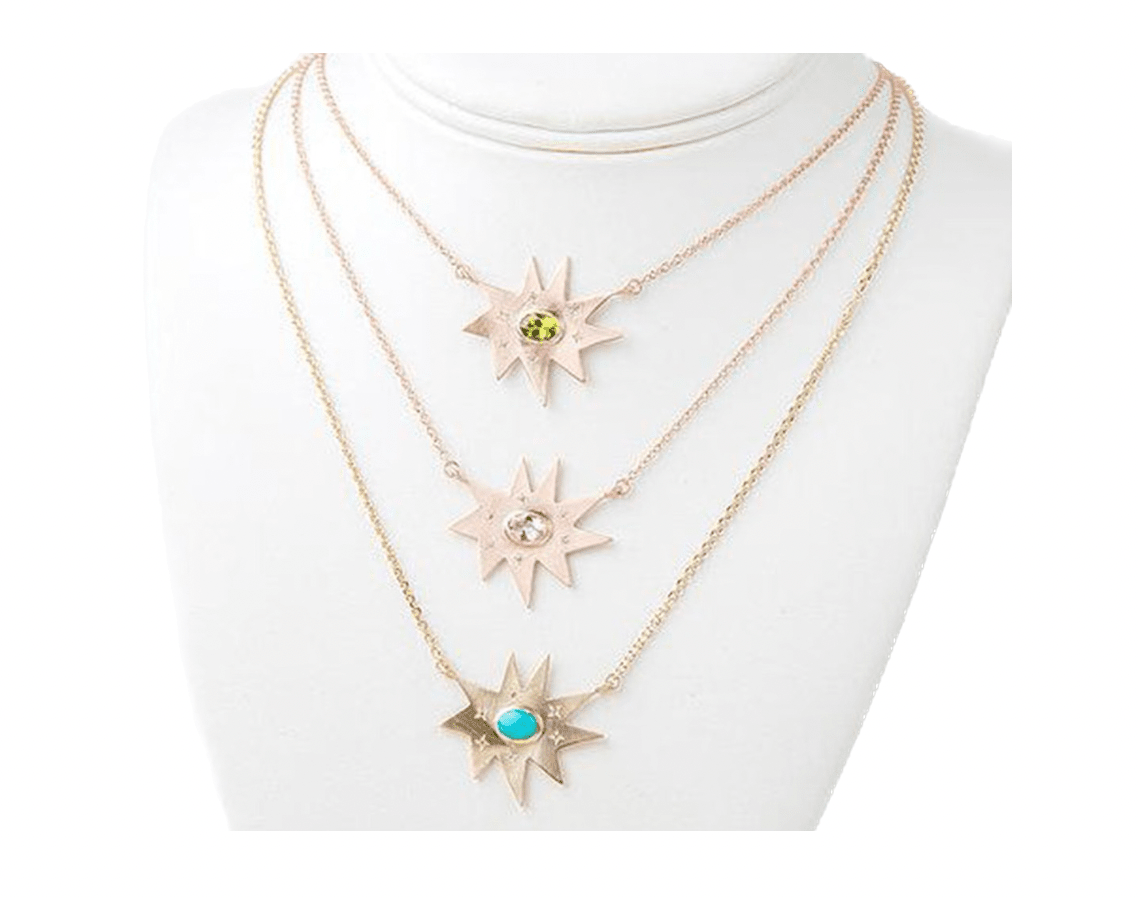Rose Gold Stella Necklace: Morganite- Emily Kuvin