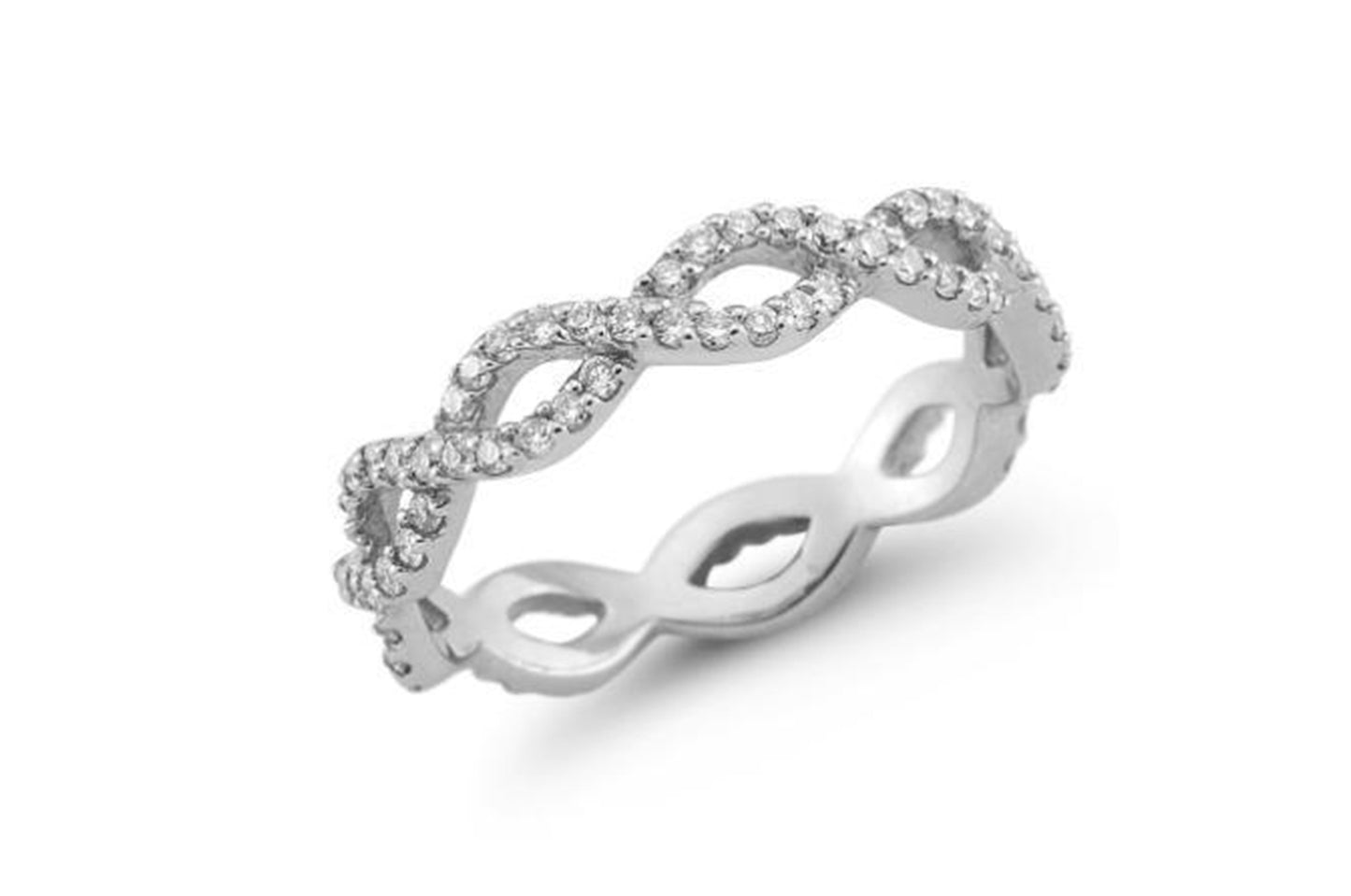 Braided Eternity Band, 0.50 Carats