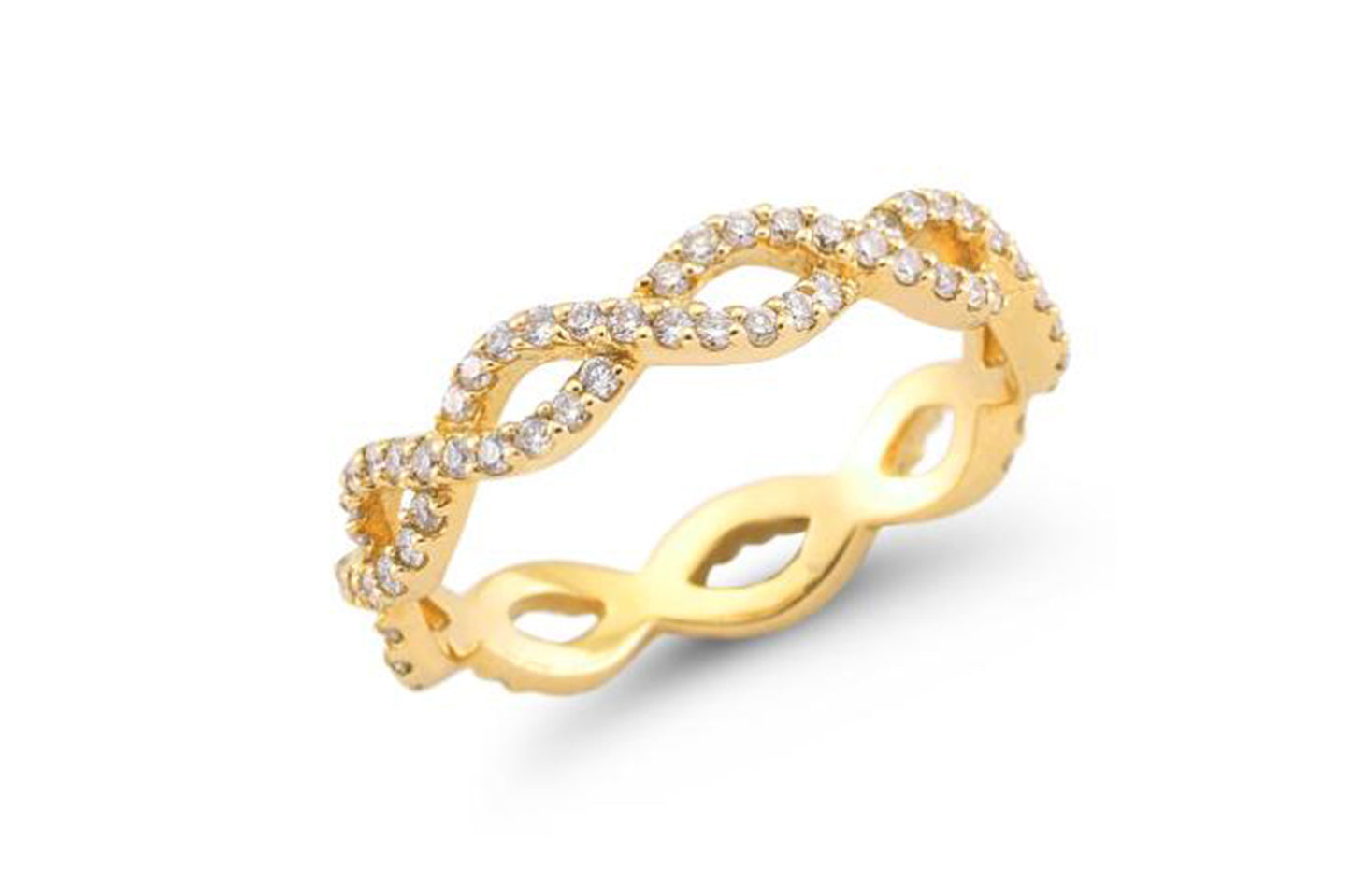Braided Eternity Band, 0.50 Carats