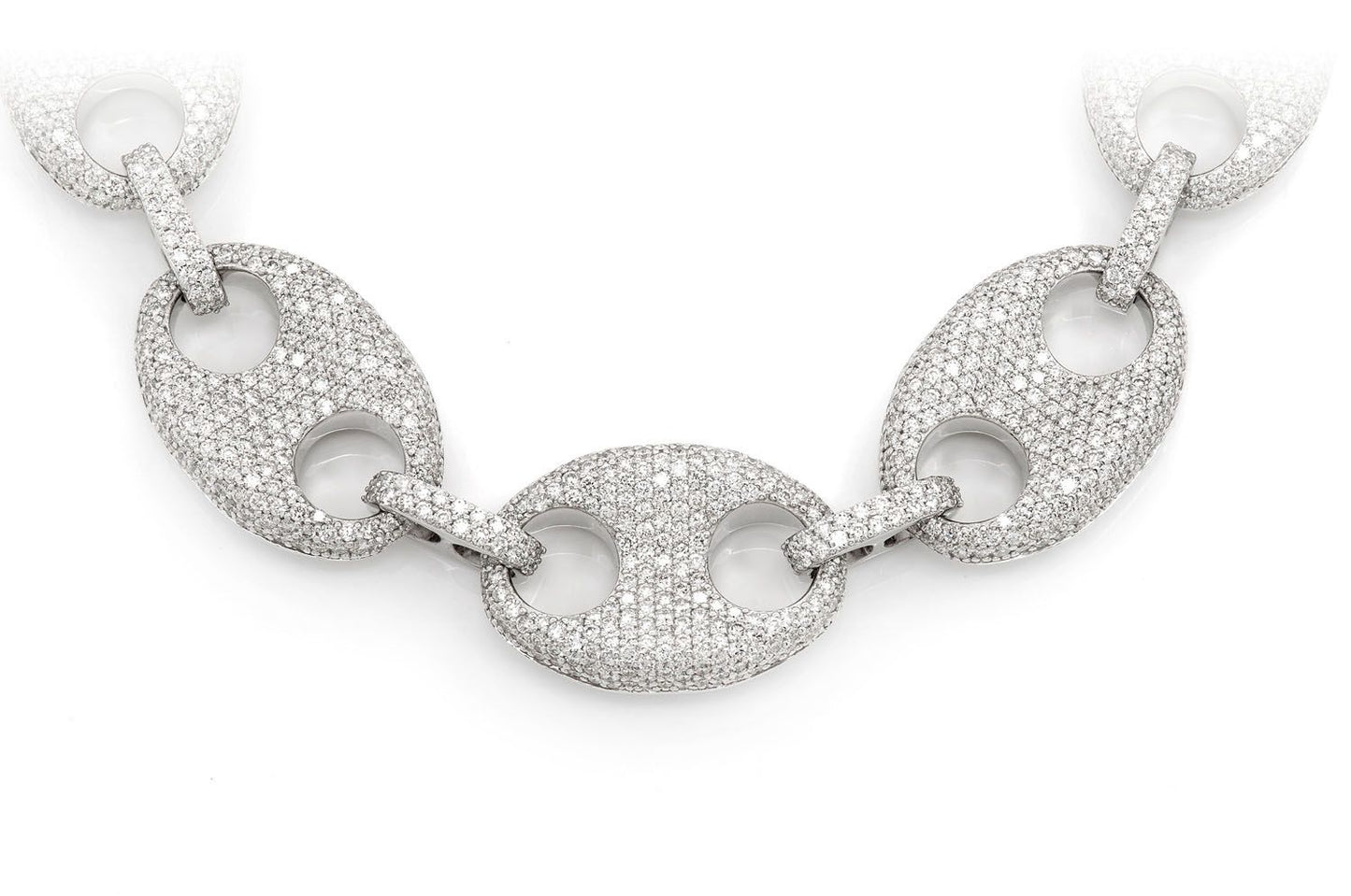 Mariner Link Necklace 14k 40.40ctw
