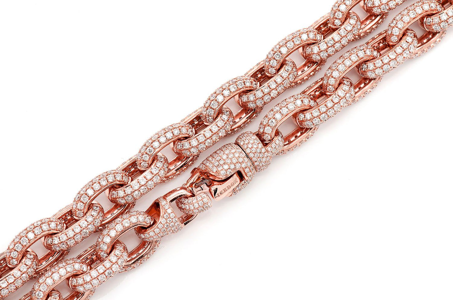Rolo Link Necklace 14k 38.20ctw