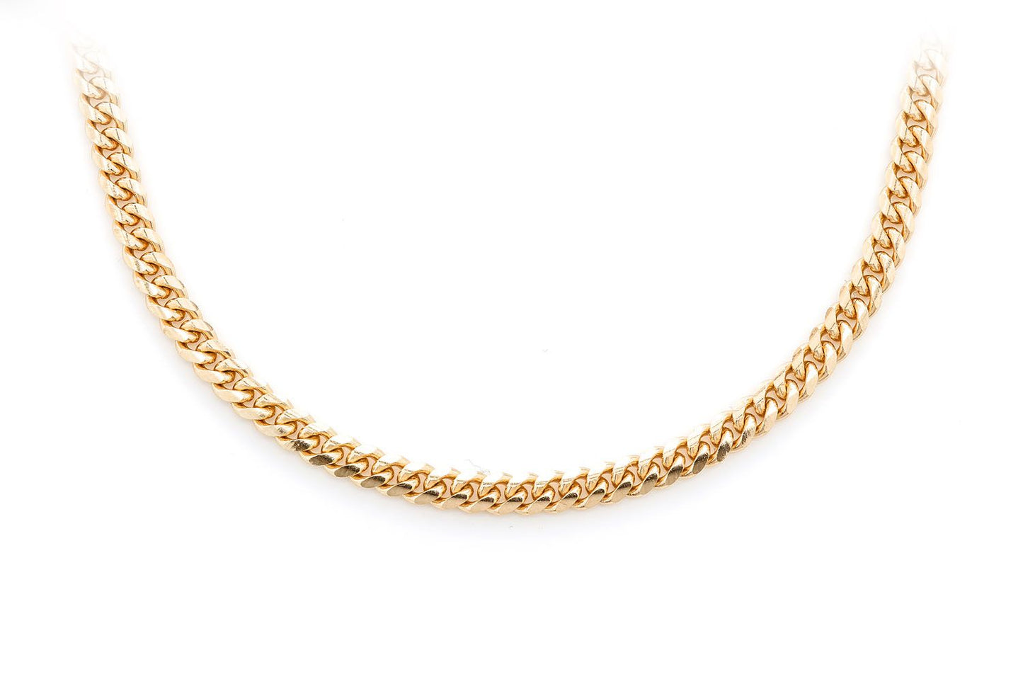 3.5mm Miami Cuban 14k   Chain