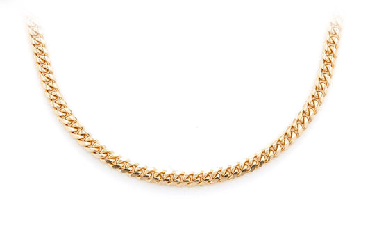 3.5mm Miami Cuban 14k   Chain
