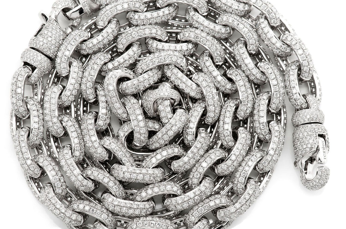 Rolo Link Necklace 14k 38.20ctw
