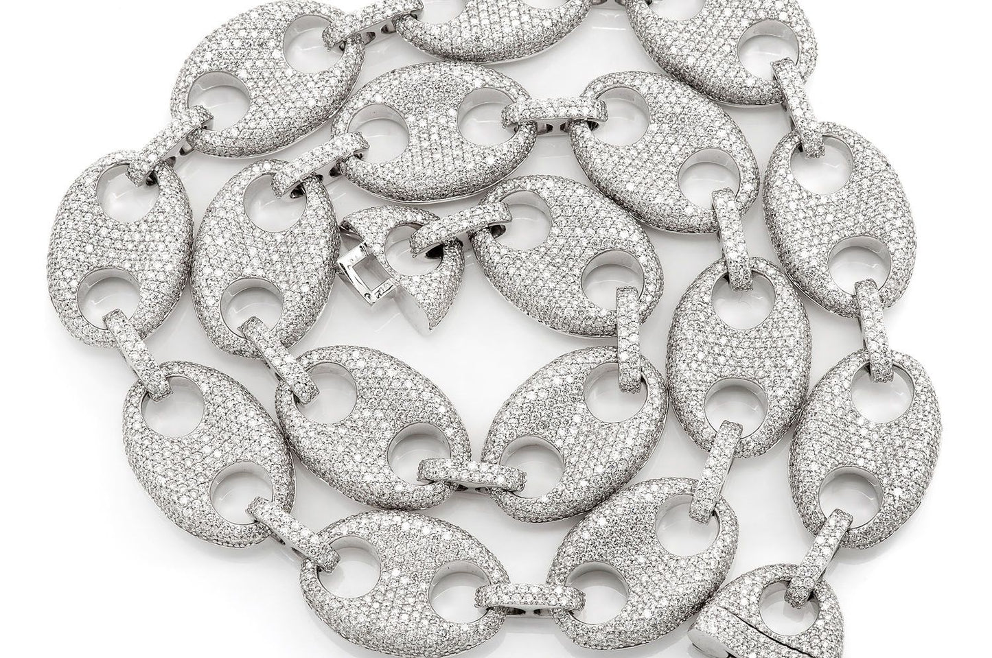 Mariner Link Necklace 14k 40.40ctw
