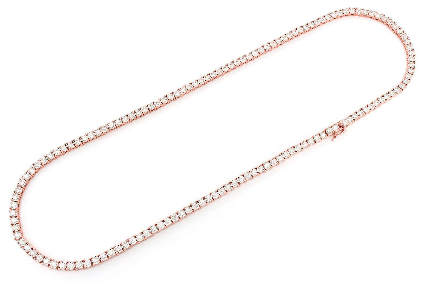9pt Miracle Set Necklace 14k 13.15ctw