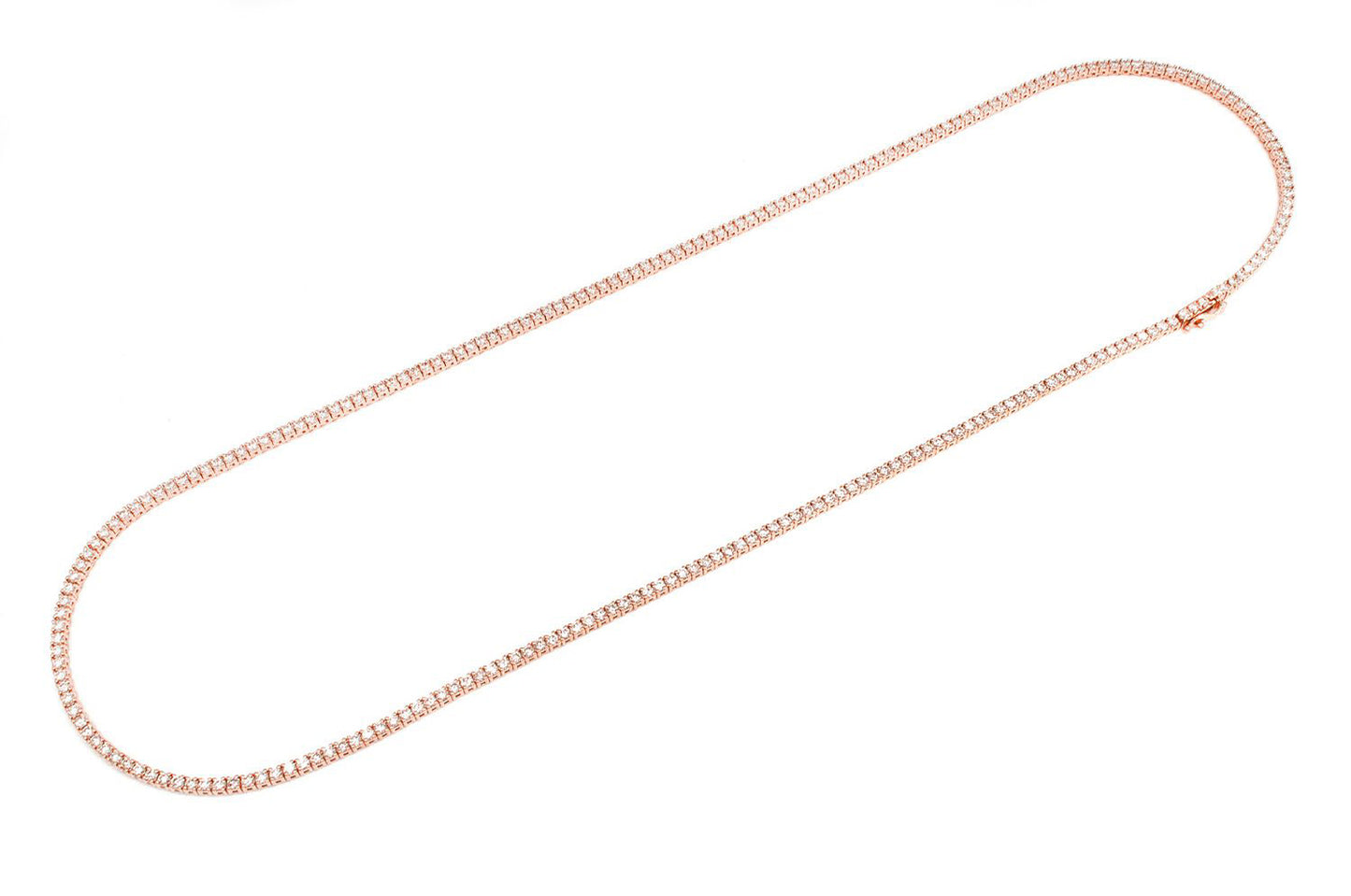 4pt Tennis Necklace 14k 8.75ctw