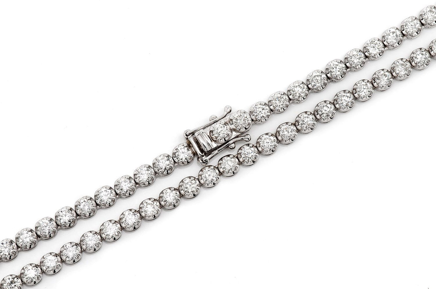 10pt Tennis Necklace 14k 14.28ctw
