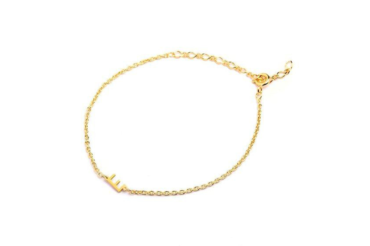 Petite Initial Bracelet