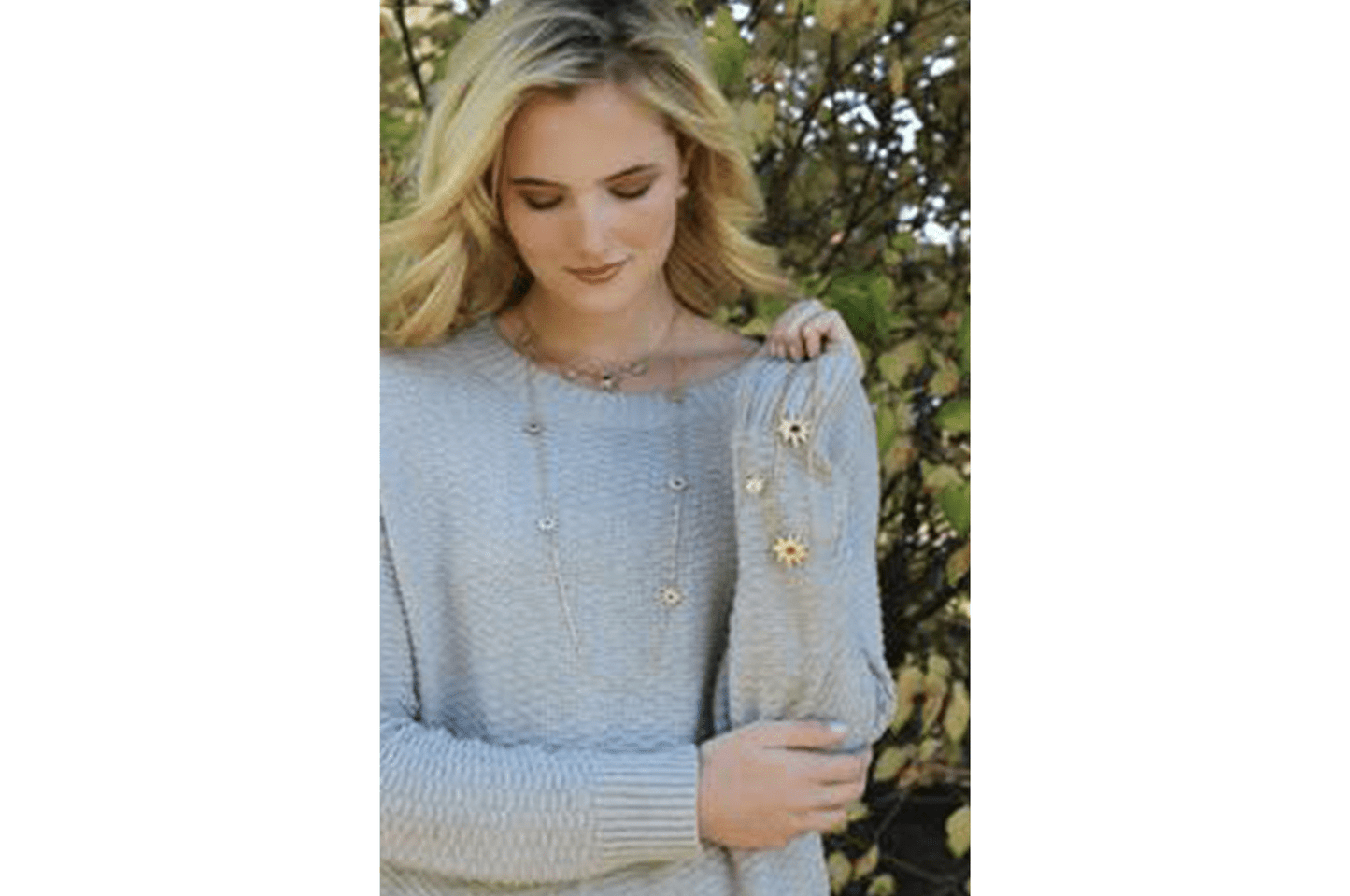 Gold Piccolo Grand Stella Necklace - Emily Kuvin