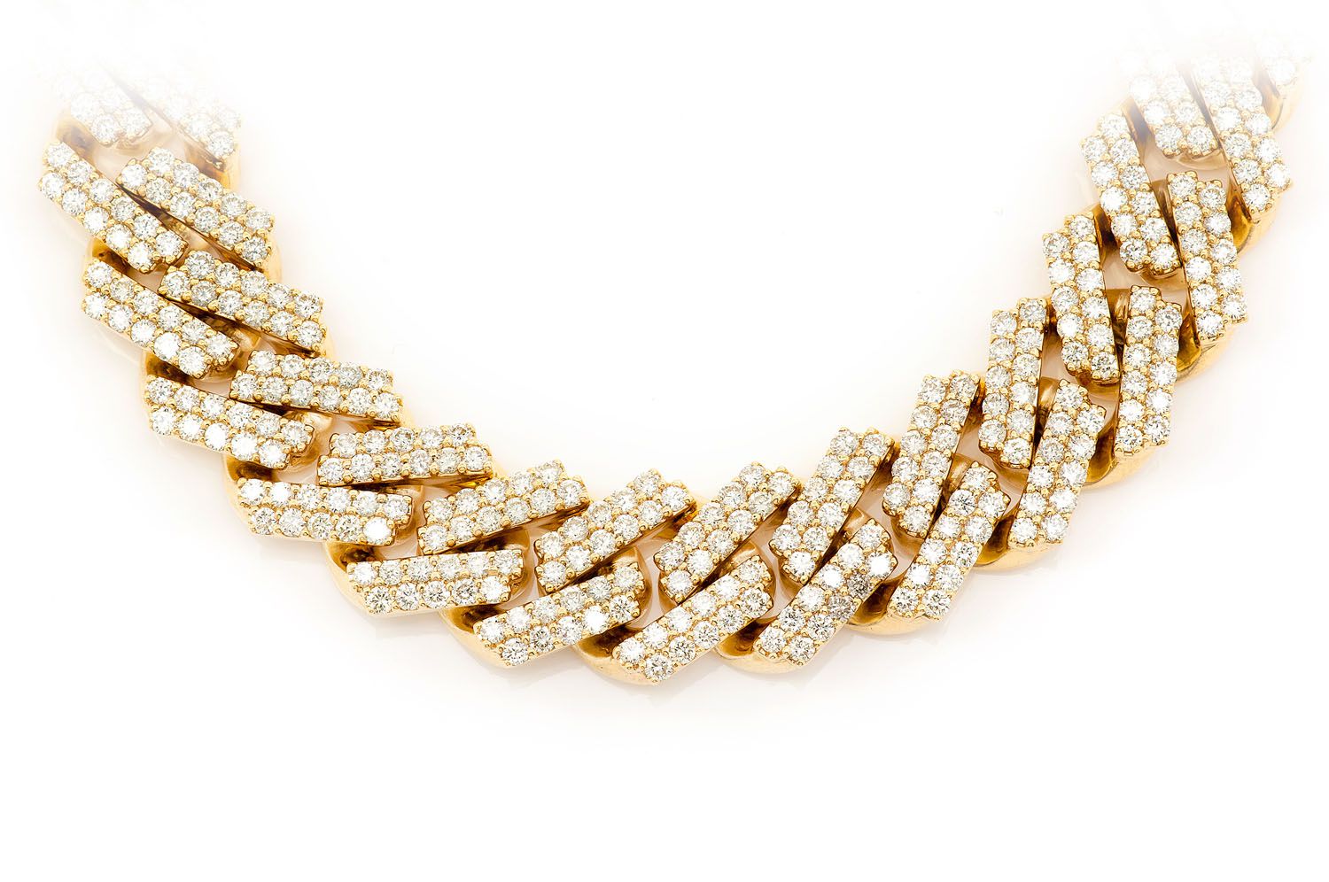 Miami Cuban Necklace 14k   39.51ctw