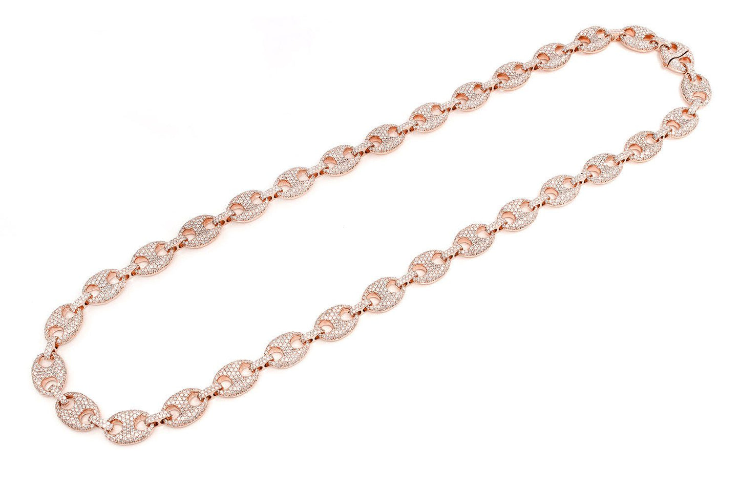 Mariner Link Necklace 14k   18.55ctw