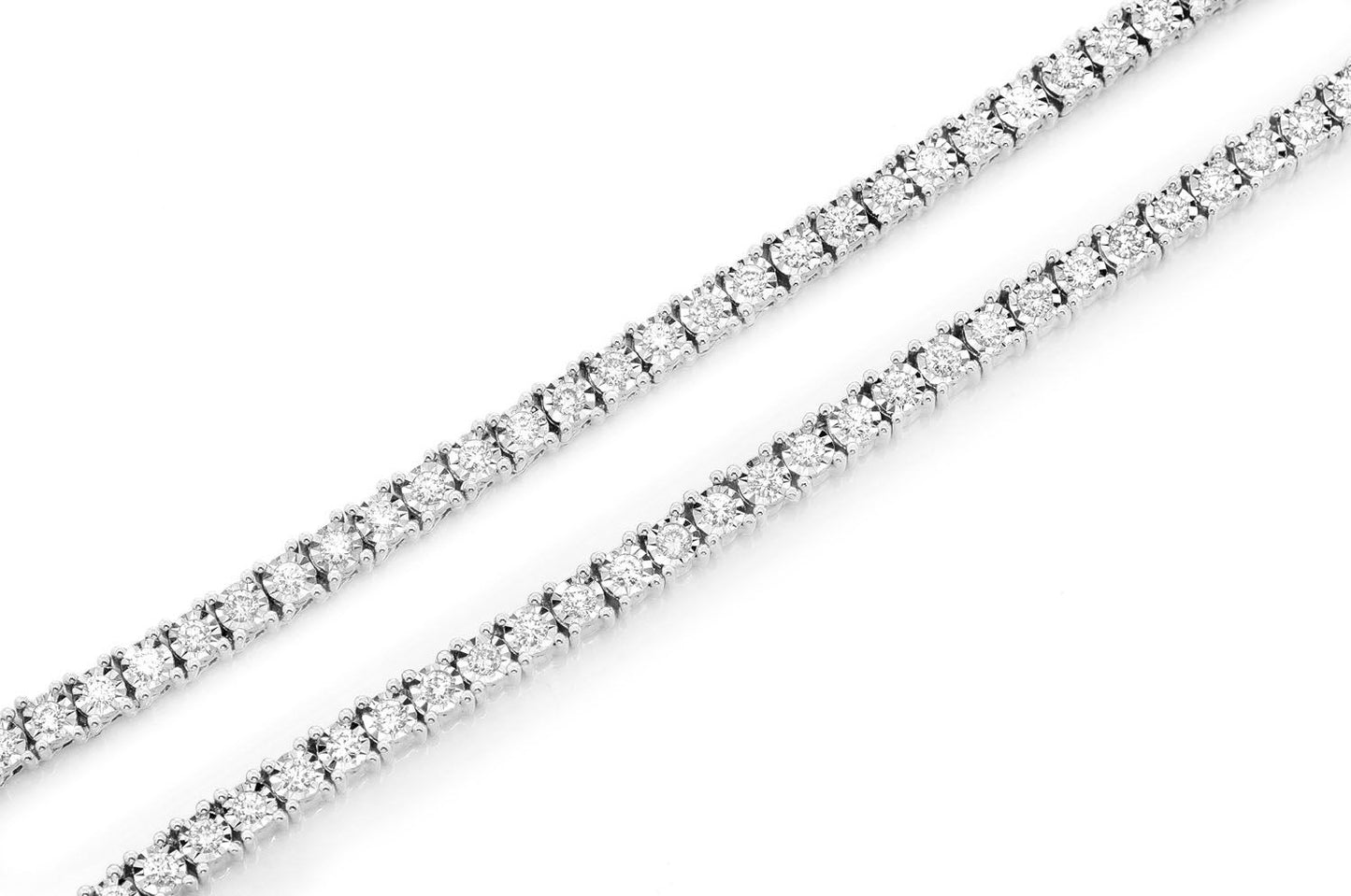 2pt Miracle Necklace 14k   5.50ctw