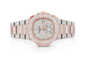 Patek philipe cheap iced out