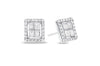 &#39;Quincy&#39; 18K White Gold Diamond Earrings, 1.24 Carats