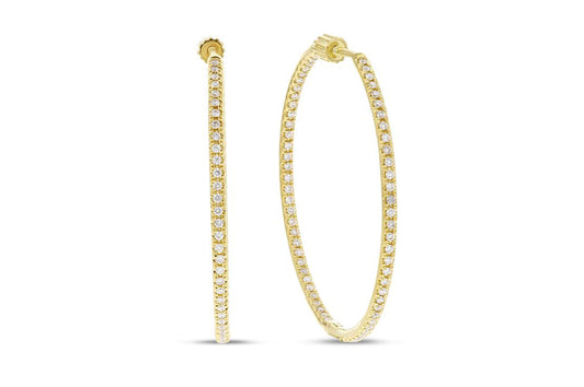 Hoop Earrings 18K Yellow Gold