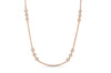&#39;Marie&#39; 18K Rose Gold Diamond Necklace, 1.77 Carats